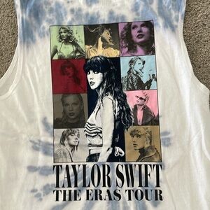 TAYLOR SWIFT THE ERAS TOUR TANK TOP - TIE DIE - youth medium - women's small